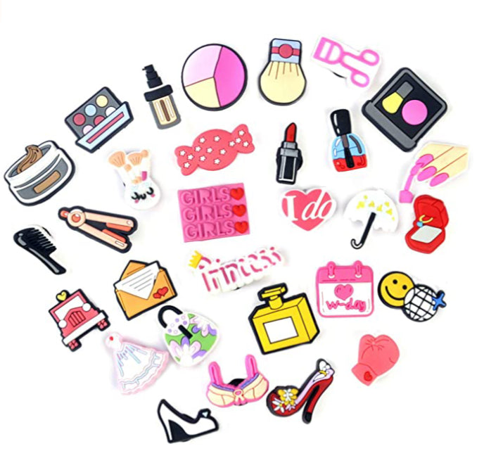Croc Charms (packs of 5) 4 Style Options (please read description)