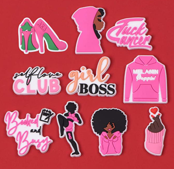 Croc Charms (packs of 5) 4 Style Options (please read description)