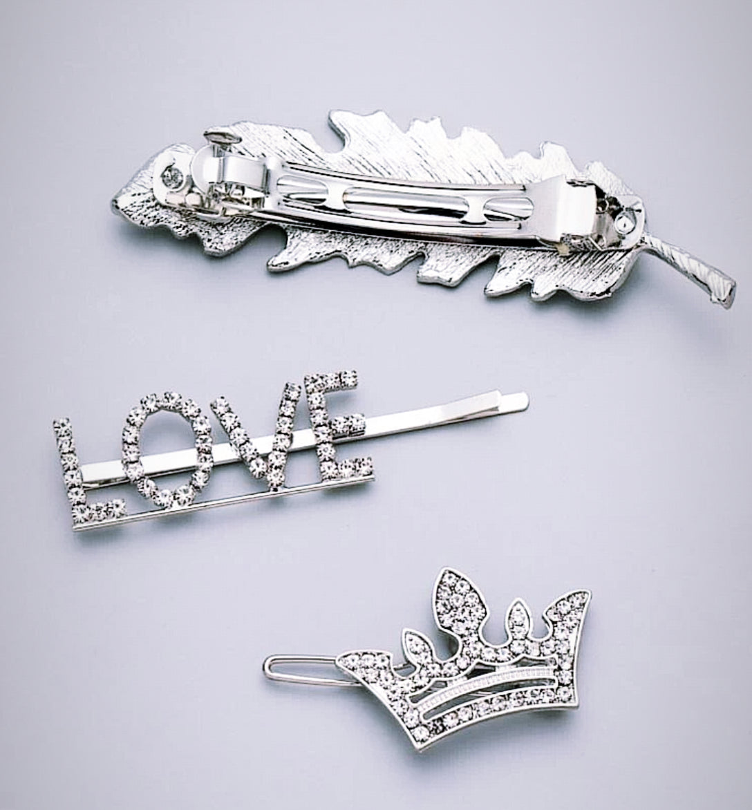 Rhinestone Hair Pin Set