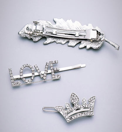 Rhinestone Hair Pin Set