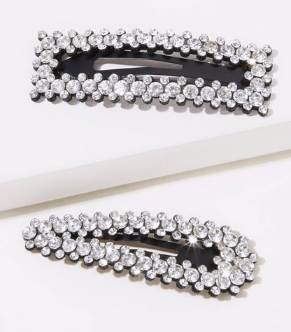 Rhinestone Hair Clips